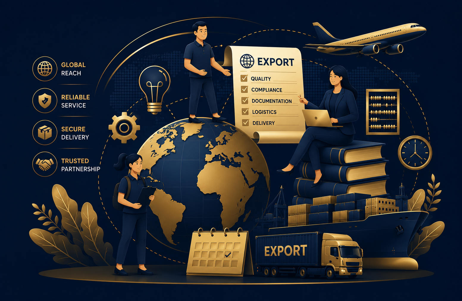 Export Logistics — Container Shipping & Global Freight